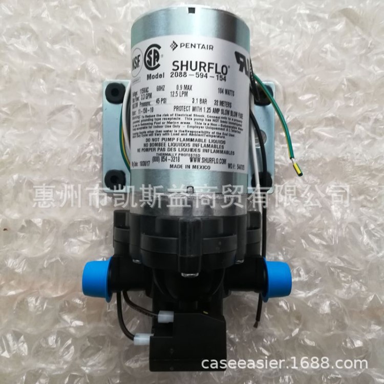 美國SHURFLO隔膜泵2088-594-154 115V 3.3GPM 45PSI 水泵