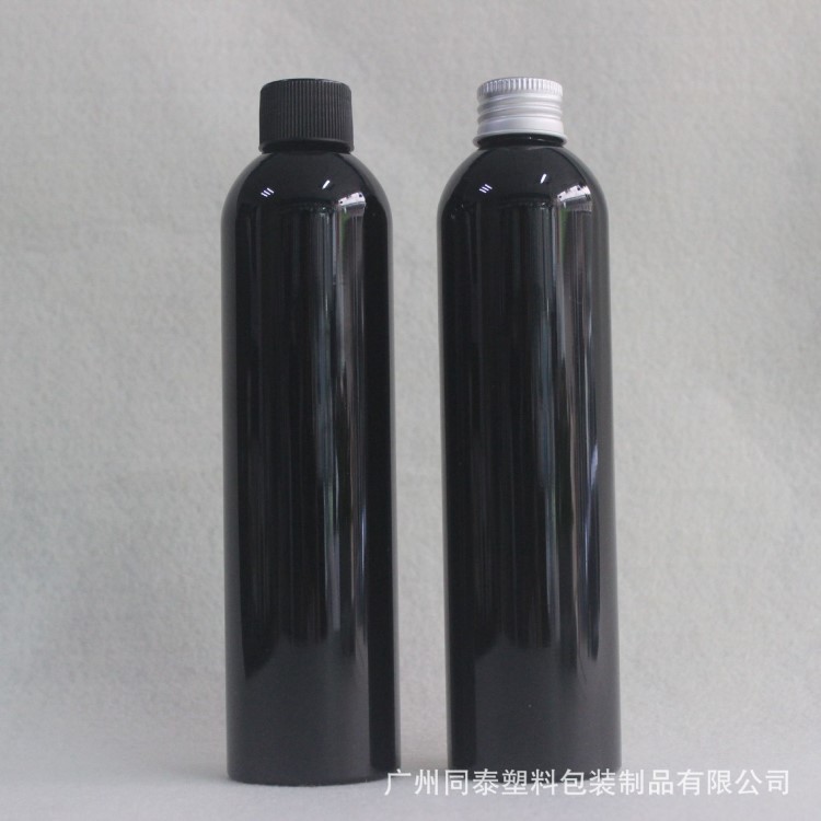 280ml 毫升 pet塑料瓶 液体包装瓶  黑色瓶子 可定制各种颜色