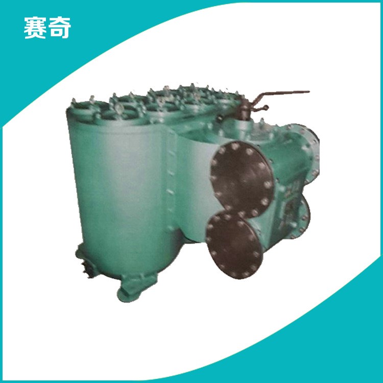 廠家直銷 雙筒網式磁芯過濾器 潤滑油雙筒過濾器