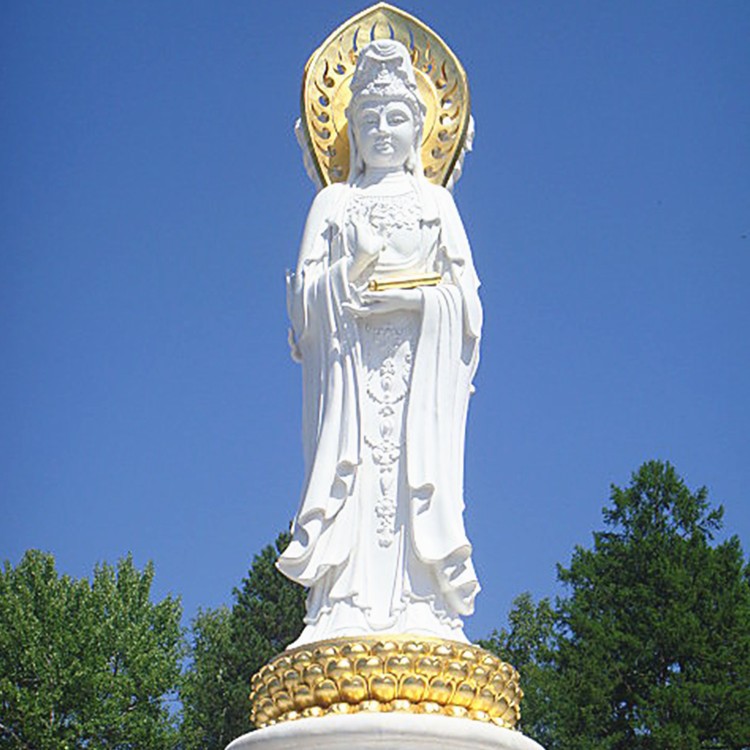 石雕人物雕塑 寺廟佛像 園林石雕人像石雕觀音菩薩可定做