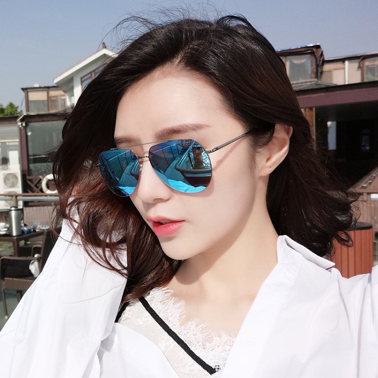 2019新款偏光太陽(yáng)鏡 男士墨鏡尼龍彩膜反光蛤蟆鏡 男女同款偏光鏡