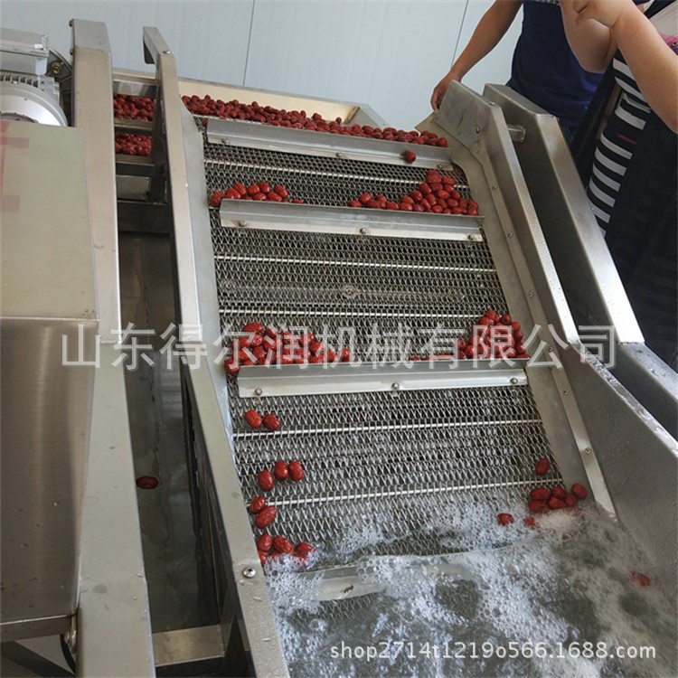 供應(yīng)辣椒清洗烘干整套設(shè)備 金絲小棗加工成套線 黃豆浸泡水洗機(jī)械