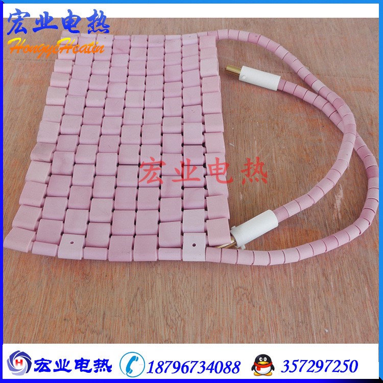 定制各種規(guī)格熱處理加熱器 LCD型10kw履帶式陶瓷電加熱器 220V
