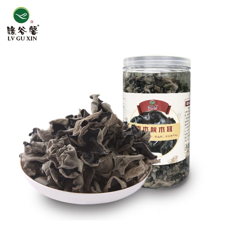 綠谷馨  東北大興安嶺黑木耳200g/罐 東北山特產(chǎn)  黑龍江山珍干貨