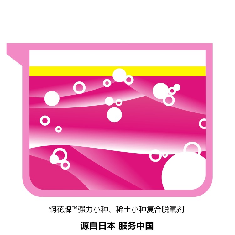 鋼花牌&trade;強力小種、稀土小種復合脫氧劑 源自日本 深度脫氧