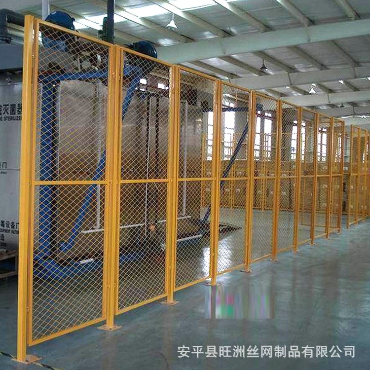 上海直銷倉庫隔離網車間護欄網鋼絲網圍欄網定制庫房隔離柵網