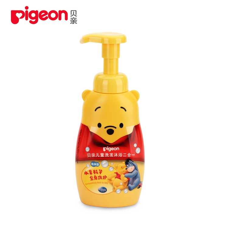 Pigeon/貝親 兒童洗發(fā)沐浴2合1泡沫型350ml IA82