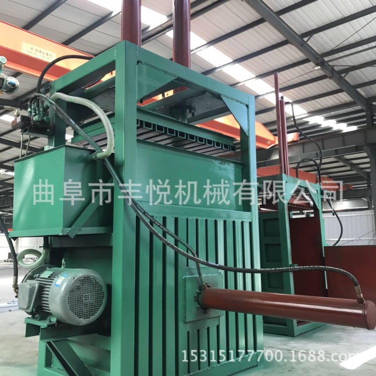 塑料瓶易拉罐立式打包機 半自動小型海綿棉花打包機 液壓打包機