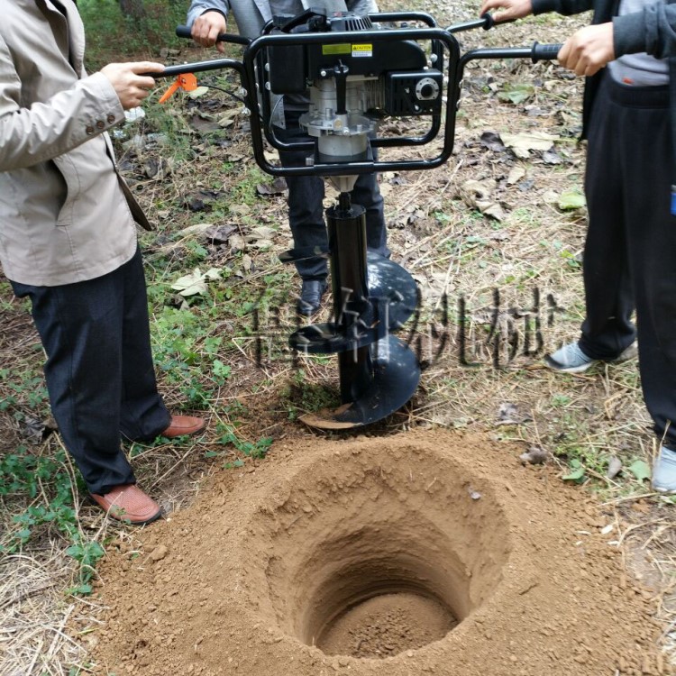 輕便挖坑機(jī)生產(chǎn)廠家  大棚栽柱子機(jī)挖坑機(jī)  硬地大馬力打孔機(jī)