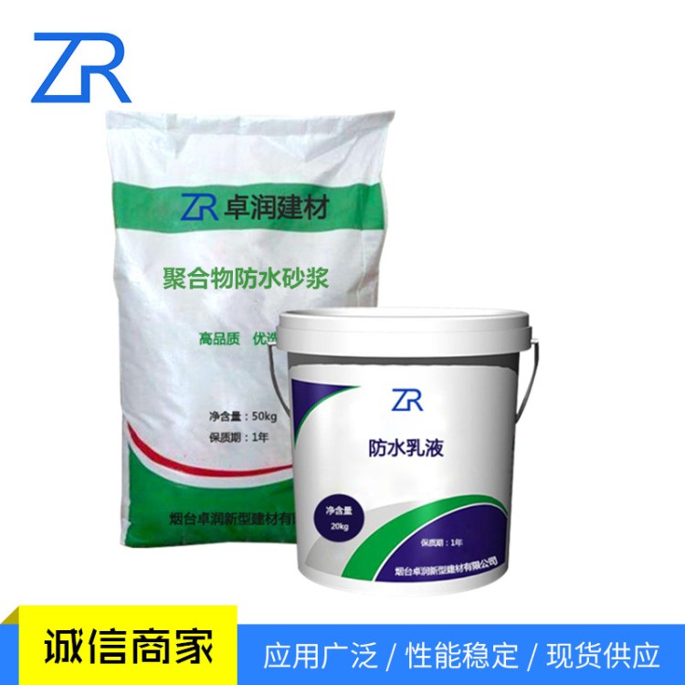 聚合物防水砂漿 雙組份聚合物水泥防水砂漿 樁頭防水防腐專用