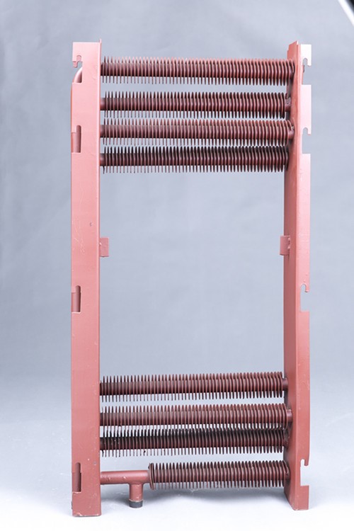 大型工業車間暖氣片 高頻焊翅片管散熱器 大棚螺旋管換熱器可定制