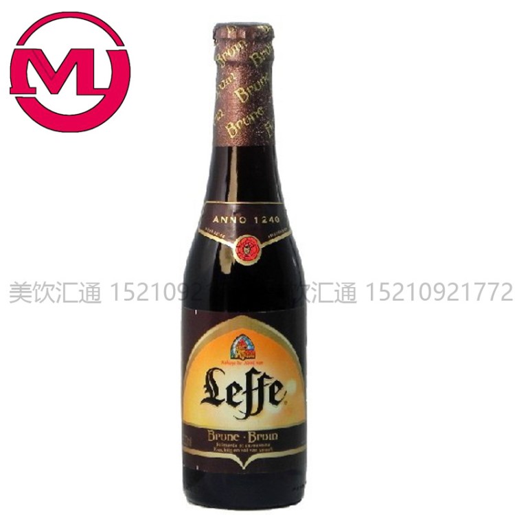 整箱LeffeBrownbeer樂(lè)飛小麥啤酒比利時(shí)萊福金330ml*24瓶原裝