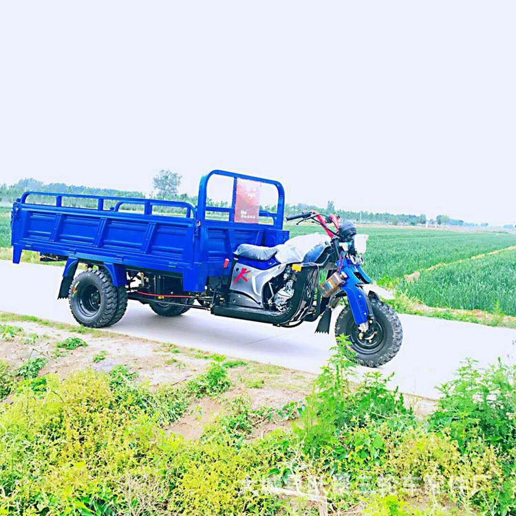 隆鑫燃油正三轮摩托车300水冷农用五轮双顶自卸载货农用运输