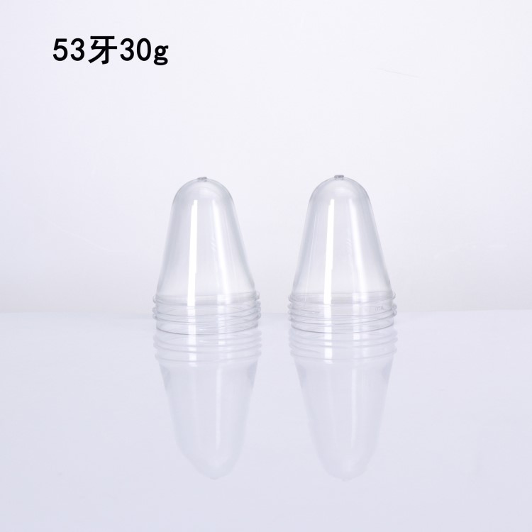 53牙30克透明管胚現貨 奶茶罐瓶胚 吹瓶胚管