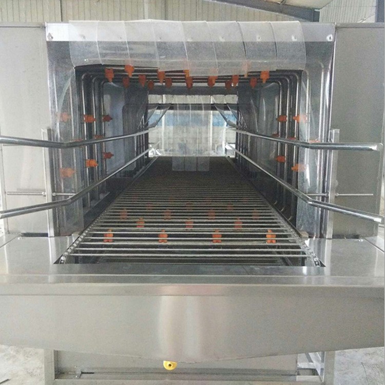 不銹鋼周轉洗框機 低價量旋轉洗盤子機-塑料筐
