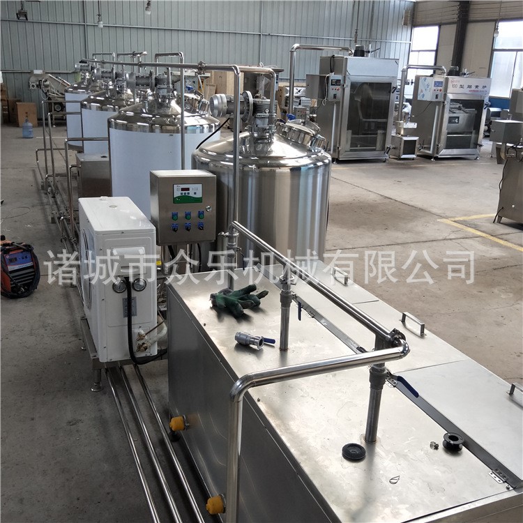 1000L小型牛奶加工設備 牛奶生產(chǎn)線 巴氏鮮奶殺菌機廠家直銷