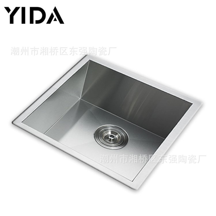 出口澳大利亞手工單盆  handmade kitchen sink 304不銹鋼洗菜盆
