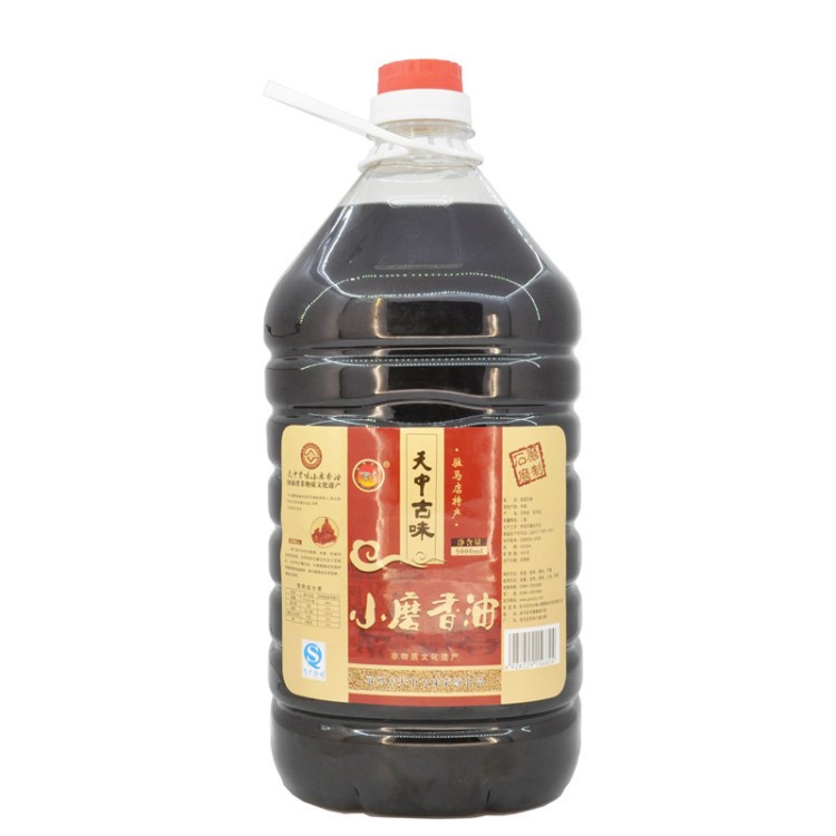 餐飲芝麻油小磨香油5L桶裝麻油熱干面石磨香油飯店用香油批發(fā)