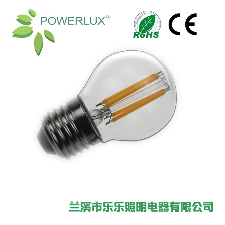 G45小球泡LED燈絲燈節(jié)能光源 LED filament bulb