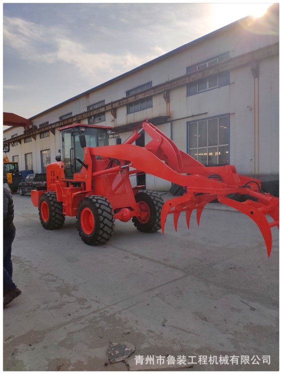 南美市場直銷紅色甘蔗裝卸機 裝載機式抓蔗機 抓木機sugar loader