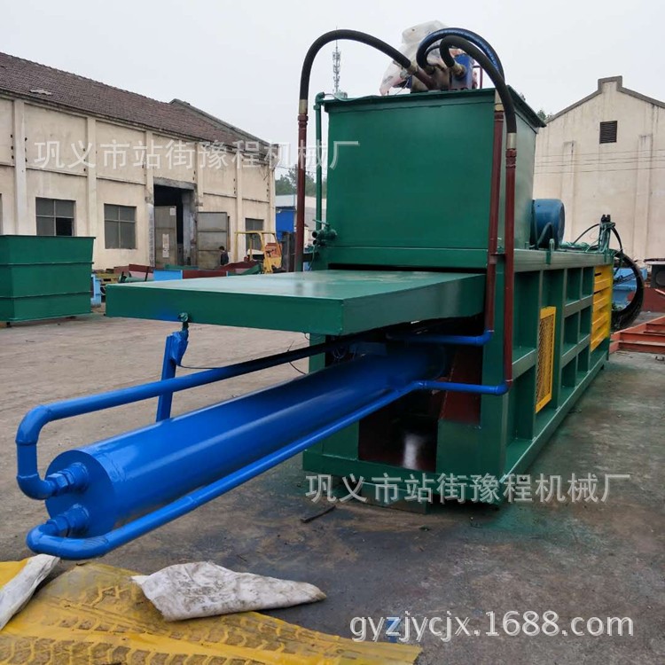 環保型廢紙板液壓打包機臥式易拉罐打包機半自動紙箱打包機廠家