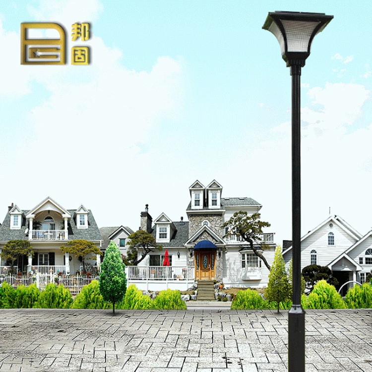 批發(fā)戶外歐式現(xiàn)代景觀小區(qū)公園別墅防水庭院燈3米LED太陽能路燈