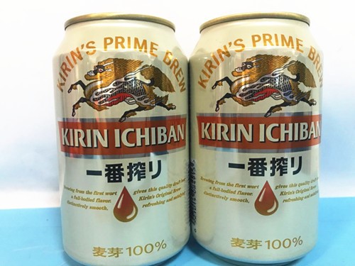 麒麟kirin啤酒一番榨330ML 24罐整箱听装 日本风味