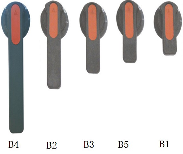 低壓開關柜抽屜把手B1,B2,B3,B5操作手柄 斷路器操作機構手柄