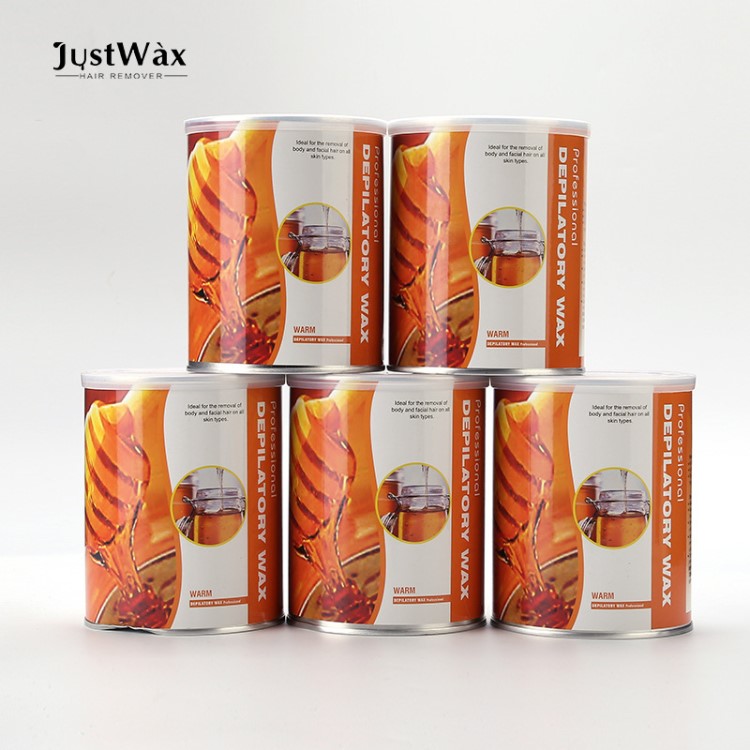 JustWax直供外貿(mào)脫毛蠟400g 800g 罐裝抗過(guò)敏 無(wú)痛熱蠟脫毛蠟