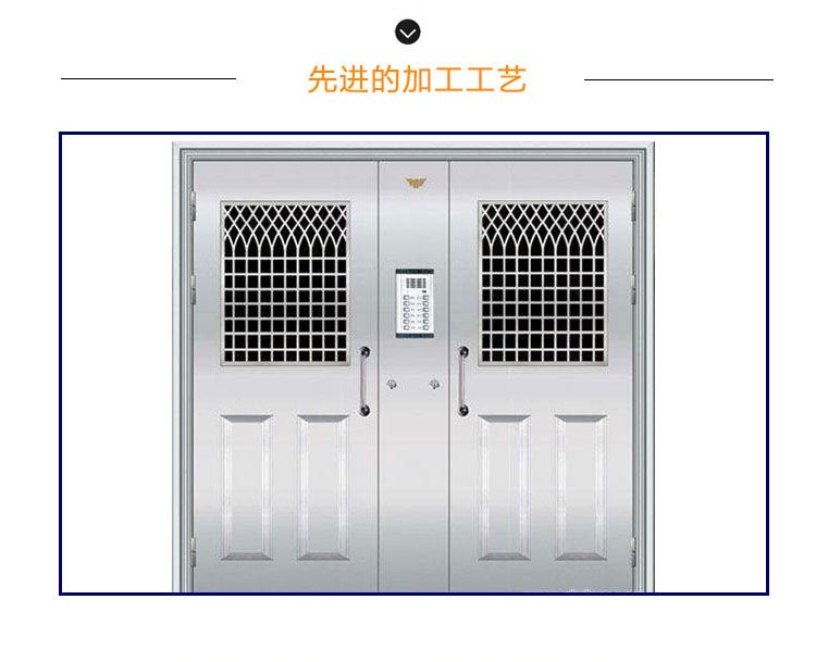 廠家直銷支持定制 大玻璃鋼制樓宇門 小區(qū)單元門 鋼制防火門