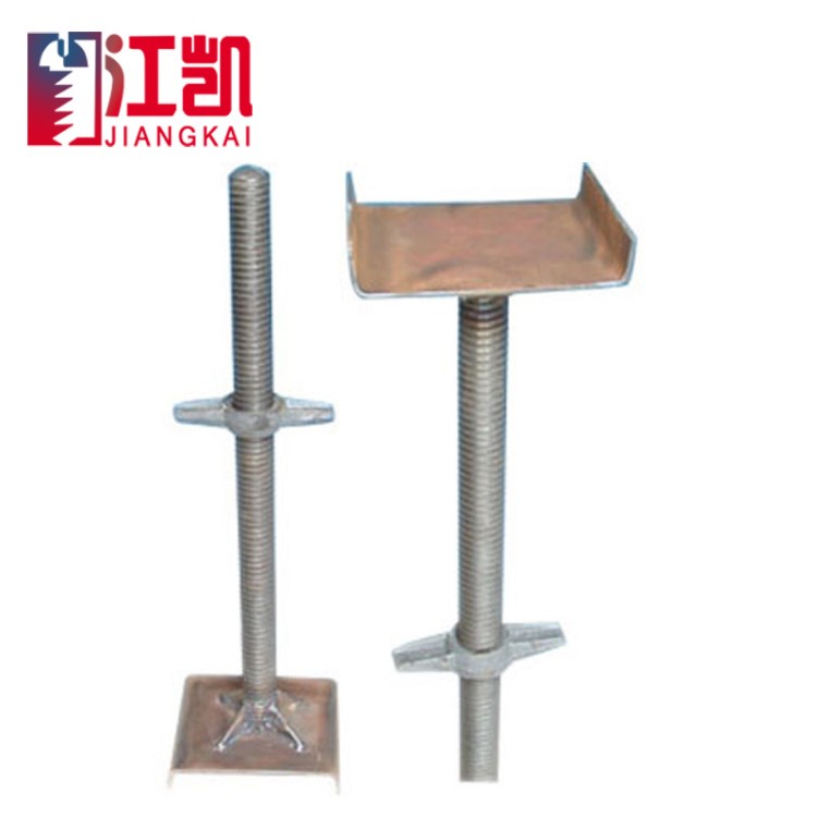 现货顶托可调节丝杆建筑配件钢管支撑顶托空心顶托油托 上托 下托