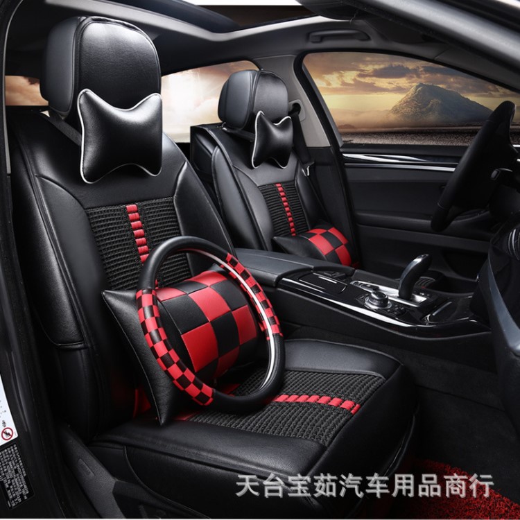 四季汽車坐墊新長安CS35逸動悅翔V3V5 /CX20凱越冬季專用座套全包