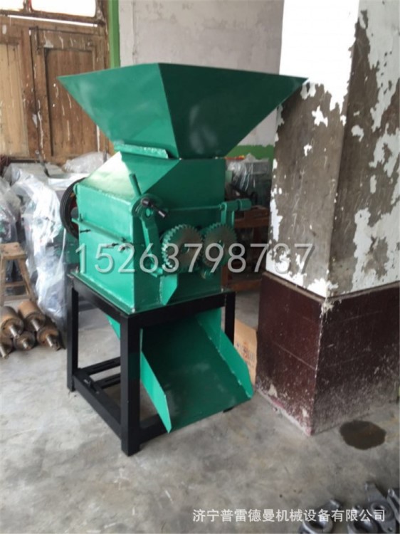 糧食加工設備軋胚機 新型五谷雜糧擠扁機 小型電動花生破碎機