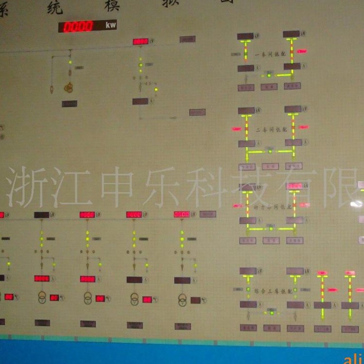 SYDP智能電力模擬屏 PPO電氣模塊屏 電力接線圖馬賽克模塊屏