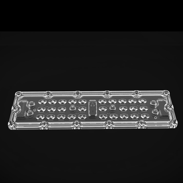 【廠家供應】led透鏡CREE科銳XTE28合1路燈透鏡80x150度 光學設計