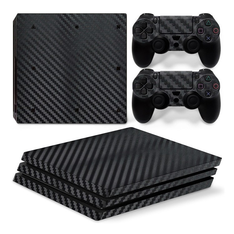 PS4 Pro 碳纖維系列  游戲主機(jī)貼紙  機(jī)身貼 痛機(jī)貼 pvc材質(zhì)