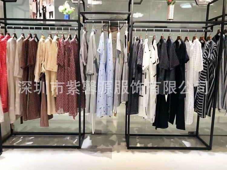 深圳紫馨源服飾品牌折扣女裝 一手貨源品牌尾貨女裝走份