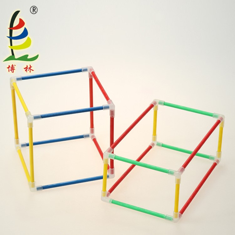 小学数学教具可拆卸正方体棱长框架模型小正方体长方体教学演示