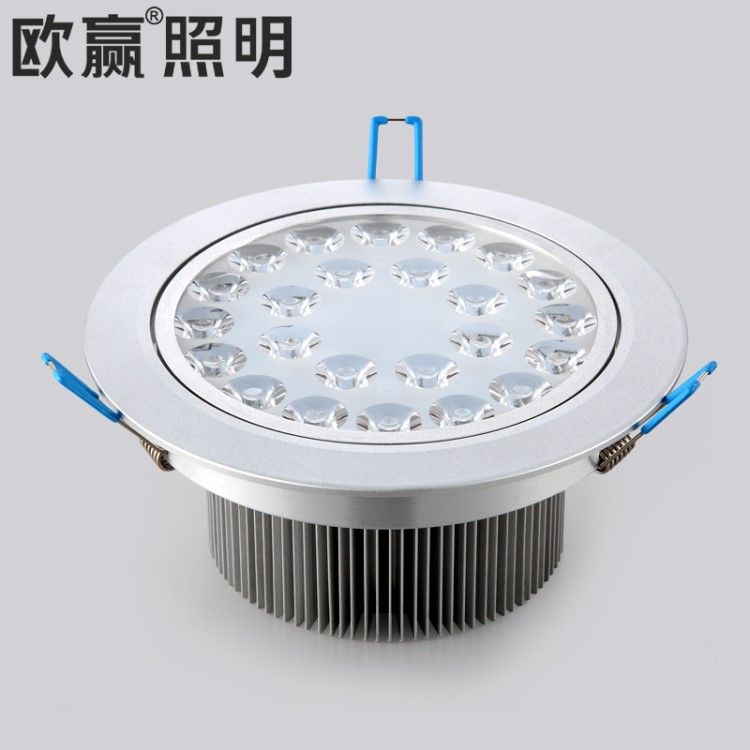 歐贏射燈led天花燈嵌入式12w18w24w瓦珠寶柜臺玉器白銀黃金聚光燈