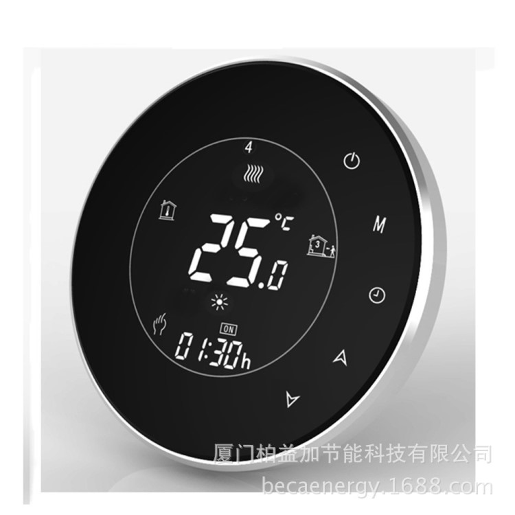 【廠家直銷】BHT-6000GBLW電采暖WIFI溫控器 液晶智能語(yǔ)音溫控器