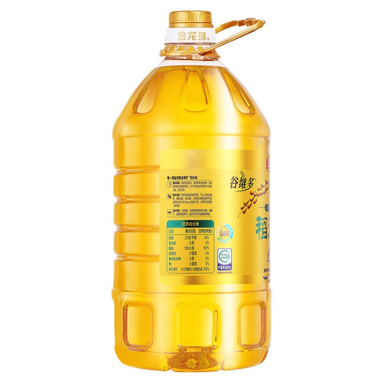 金龍魚 稻米油5L/桶 食用油