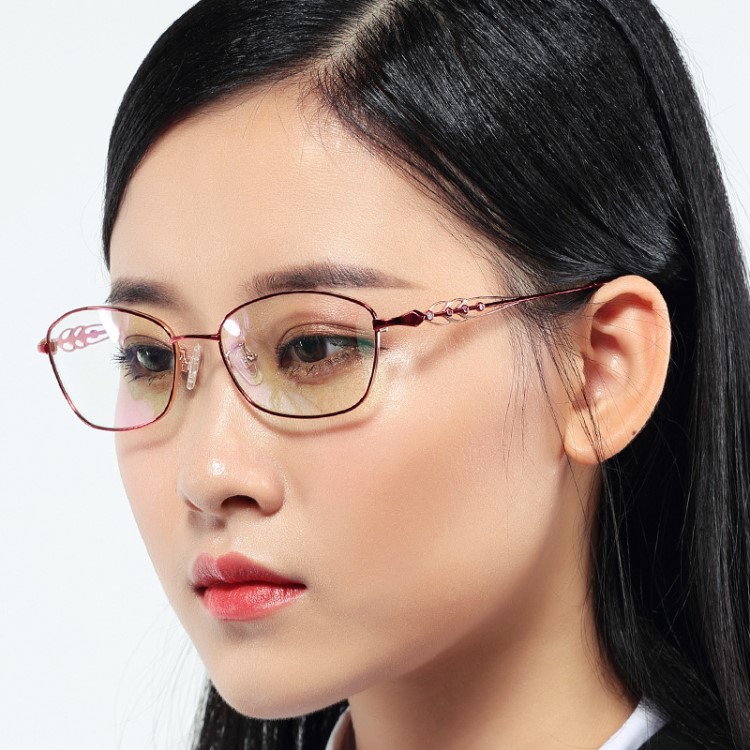 實力工廠批發可加工下單生產各種高端眼鏡框鈦女款光學鈦眼鏡架