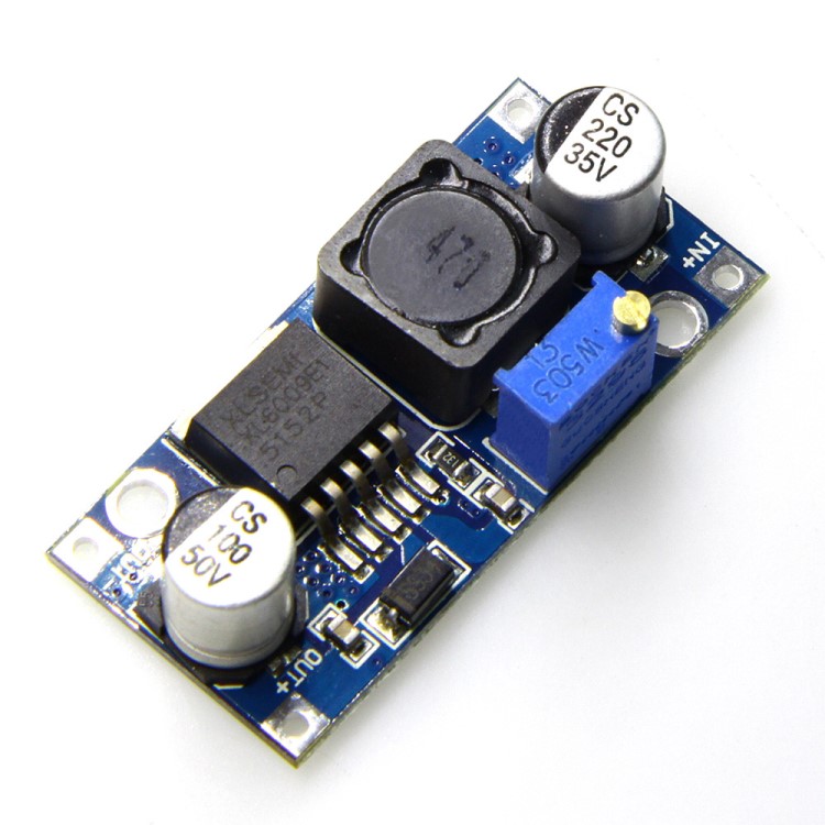 XL6009 DC-DC 升壓電源穩壓模塊輸出可調5V/6/9/12V升24v 電流4A