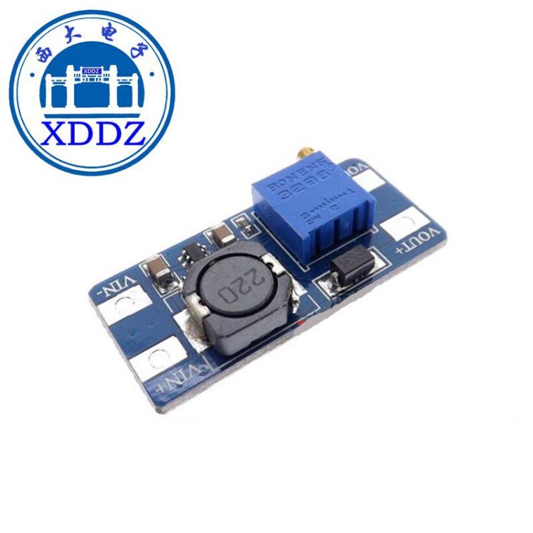 DC-DC升壓模塊2A升壓板輸入3V/5V轉(zhuǎn)升5V/9V/12V/24V可調(diào)小體積