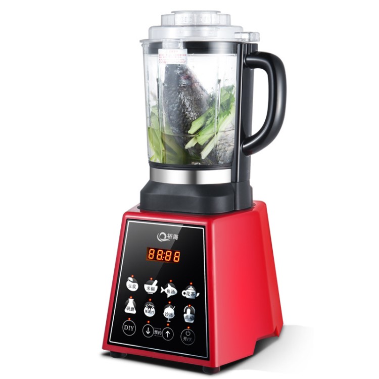 廠家直銷 加熱破壁機 智能豆漿研磨料理機 多功能攪拌果汁榨汁機