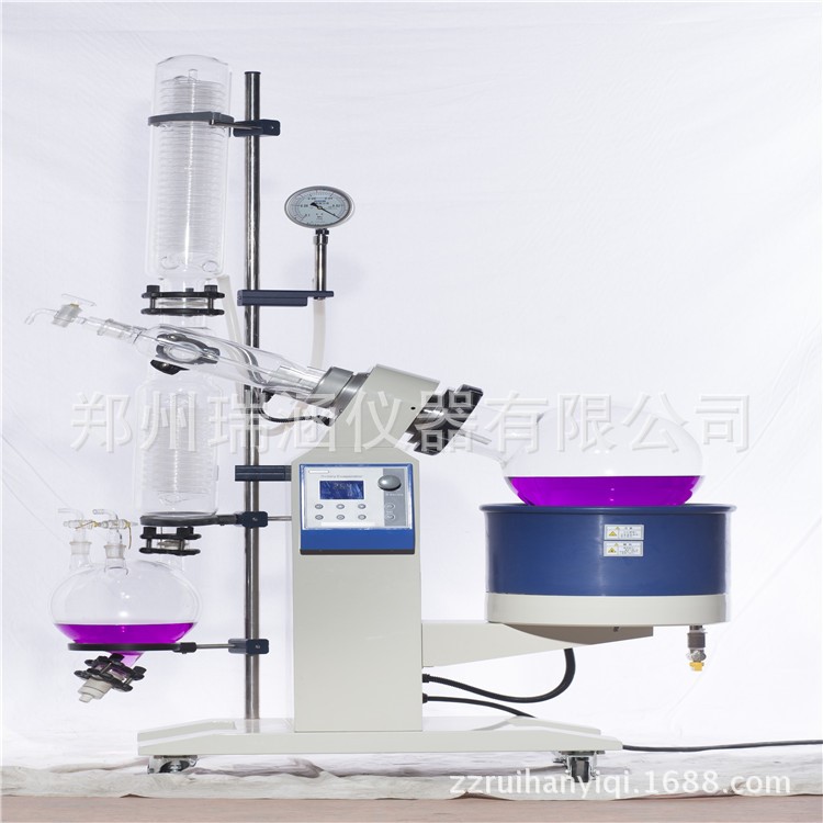 新型自動升降5L 6L旋轉蒸發器R1005/1006實驗室蒸餾設備廠家包郵
