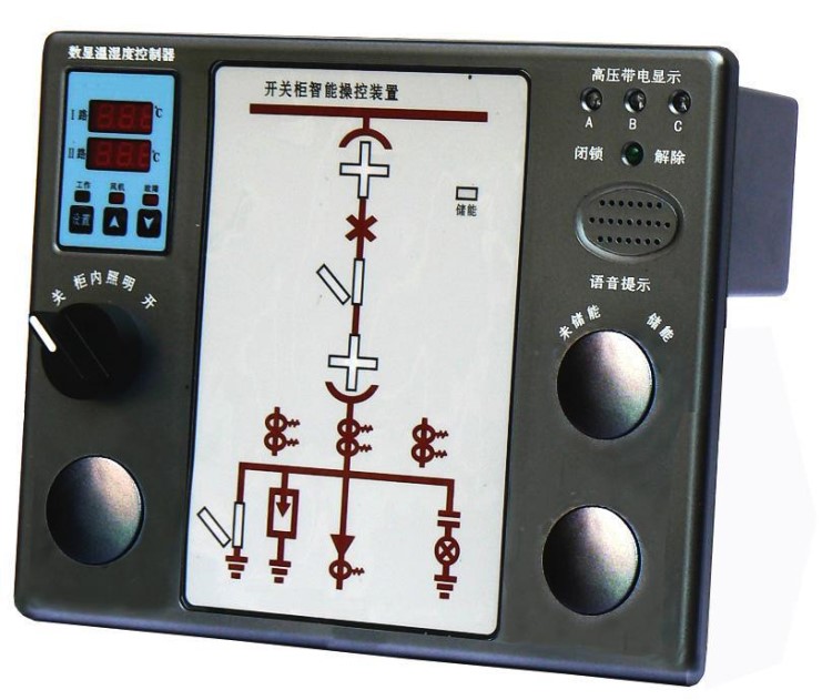 廠家直銷 開(kāi)關(guān)柜智能操控測(cè)溫裝置 PMW560   液晶操控帶多功能測(cè)