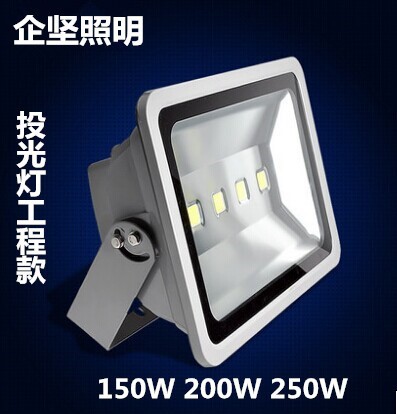 廠家直銷兩頭投光燈大瓦數(shù)200W投光燈工程專用戶外照明LED