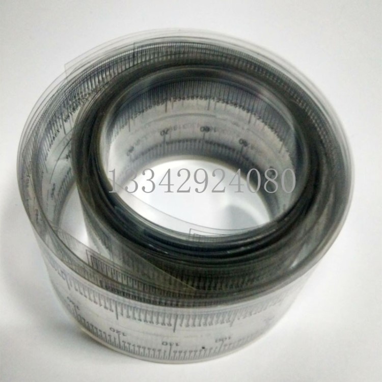 定做 菲林尺 雙面刻度菲林軟尺0.5MM 長30CM寬4CM 菲林尺