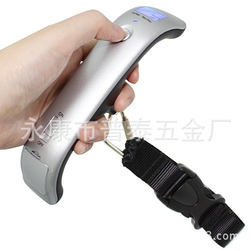 外貿便攜式迷你手提行李秤衡器 50kg家用背光手提秤電子稱小型